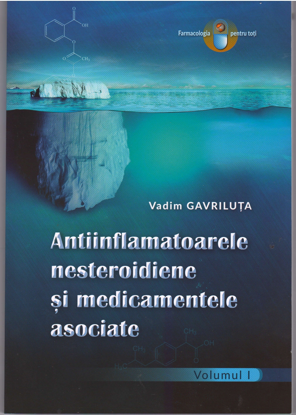 Book cover representing an iceberg